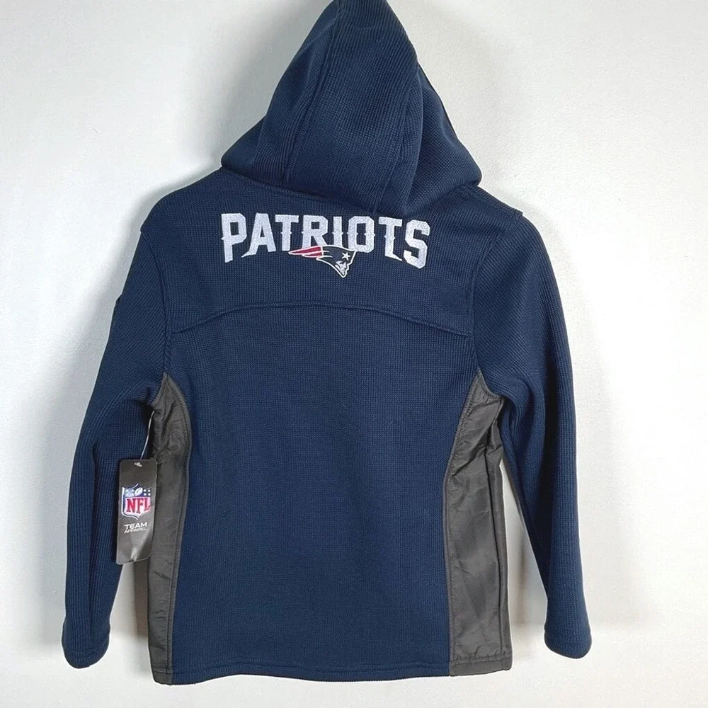 Ultra Game NFL Boys Fleece Quarter-Zip Hoodie Size Medium (10/12) NWT‎